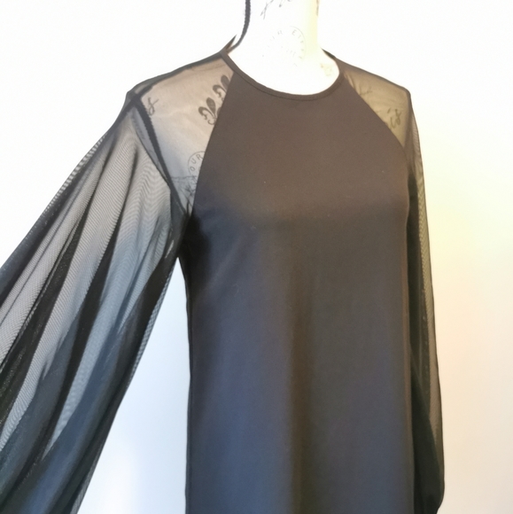 COS lantern sleeve gothic mini dress - Picture 2 of 10